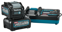 Makita Startset XGT DC40RA/2xBL4040 - 191L77-9