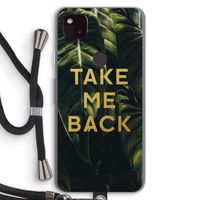 Take me back: Pixel 4a 5G Transparant Hoesje met koord