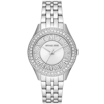 Michael Kors MK4708 Horloge Harlowe staal zilverkleurig 38 mm