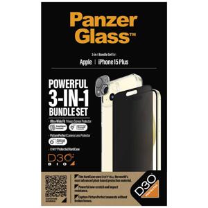 PanzerGlass 3-in-1-Pack B1174+2811 Screenprotector (folie) Apple iPhone 15 Plus 1 stuk(s)