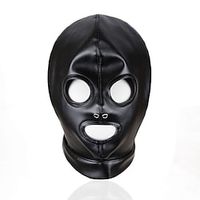 Zentai-Pakken Masker Gezichtsbedekking Volwassenen Latex Cosplaykostuums Maskers Sekse Halloween Voor heren Dames Effen Halloween Carnaval Valentijnsdag Lightinthebox - thumbnail