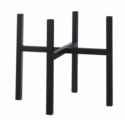 Planten verhoger - zwart - H40 x B40 cm - plantenstandaard voor bloempot/plantenpot