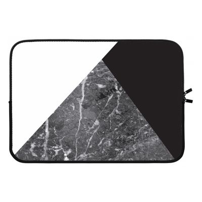 Combinatie marmer: Laptop sleeve 13 inch