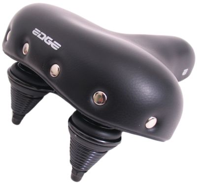 Edge fietszadel urban zwart