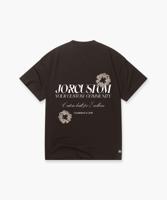 Jorcustom Flowers T-Shirt Heren Bruin - Maat L - Kleur: Bruin | Soccerfanshop