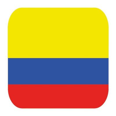 Bierviltjes Colombia - 15x stuks - landen thema - karton - 9 x 9 cm