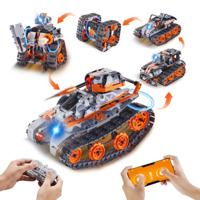 VEVOR STEM Bouwspeelgoed Kinderen 5 in 1 App & Afstandsbediening Auto/Robot 554 STUKS