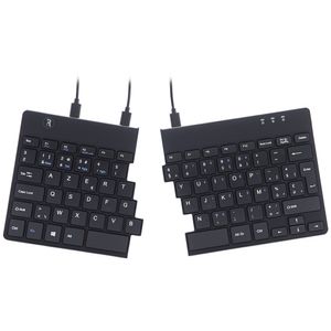 R-Go Tools R-Go Split Break Ergonomisch Toetsenbord, AZERTY (BE), zwart, bedraad