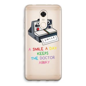 Smile: Xiaomi Redmi 5 Transparant Hoesje