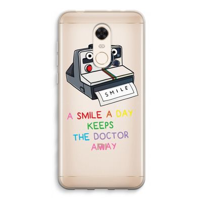 Smile: Xiaomi Redmi 5 Transparant Hoesje