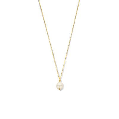 Ketting Parel zilver goudkleurig 1,1 mm 45 cm