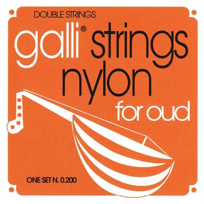 Galli O-200 Silverplated Clear Nylon Snarenset voor Oud (11-Snarig) Galli O-200 Silverplated Clear Nylon Snarenset voor Oud (11-Snarig)