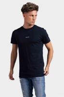 Pure Path Essential Logo T-Shirt Heren Donkerblauw - Maat XS - Kleur: Donkerblauw | Soccerfanshop