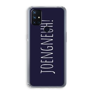 Joengneuh!: OnePlus Nord N10 5G Transparant Hoesje