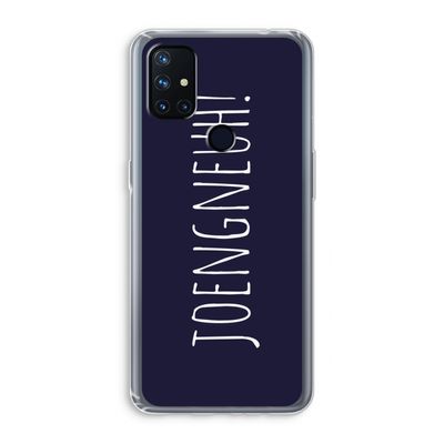 Joengneuh!: OnePlus Nord N10 5G Transparant Hoesje