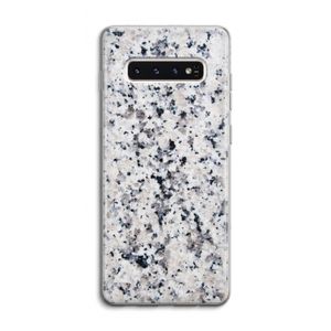 Gespikkelde marmer: Samsung Galaxy S10 4G Transparant Hoesje