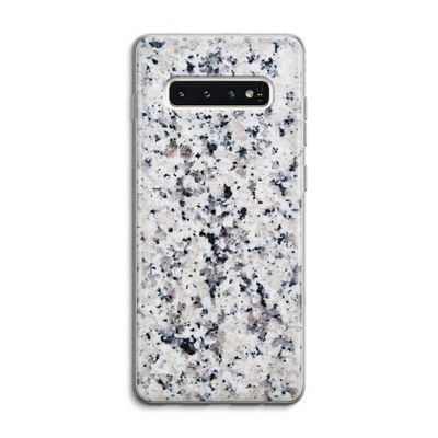 Gespikkelde marmer: Samsung Galaxy S10 4G Transparant Hoesje