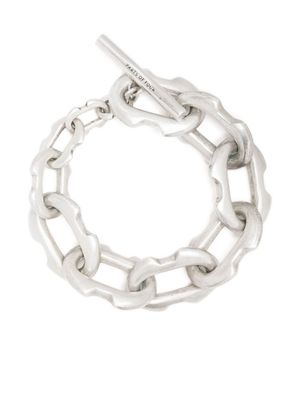 Parts of Four bracelet manchette Deco Link - Argent