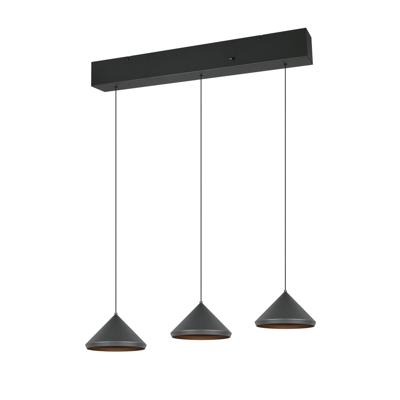 Trio 3-lichts hanglampLaguna zwart - 336210332