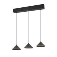 Trio 3-lichts hanglampLaguna zwart - 336210332