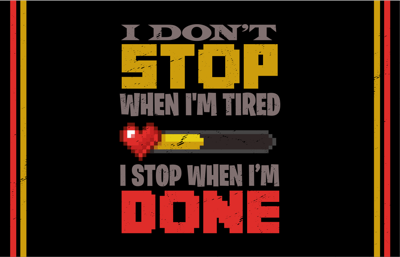 Motivatie Statement knal kleuren vinyl tapijt