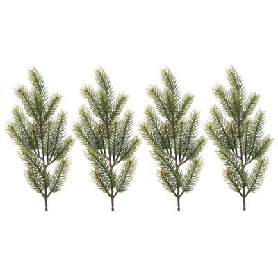 6x Groene kersttakken / dennentakjes 52 cm kerstversiering
