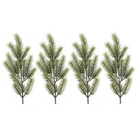 6x Groene kersttakken / dennentakjes 52 cm kerstversiering