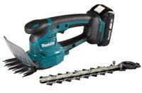 Makita DUM111SYX 18 V Grasschaar | 1,5 Ah accu (1st), DC18SD lader, in doos, inclusief buxusschaar - DUM111SYX - thumbnail