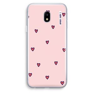Hartjes: Samsung Galaxy J3 (2017) Transparant Hoesje