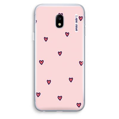 Hartjes: Samsung Galaxy J3 (2017) Transparant Hoesje