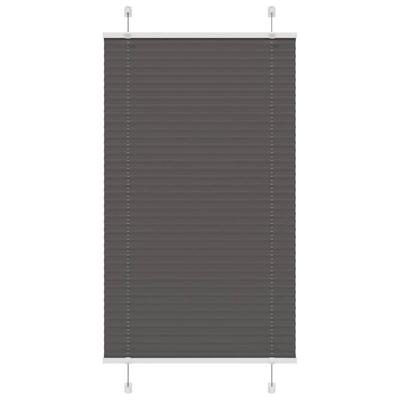 Pliss rolgordijn 80x100 cm stofbreedte 79,4 cm polyester zwart
