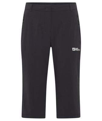 Jack wolfskin Hikeout Capri Dames Black 36 R