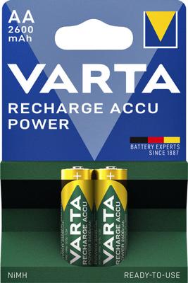 Batterij oplaadbaar varta aa hr6 2600mah ready2use | 10 stuks