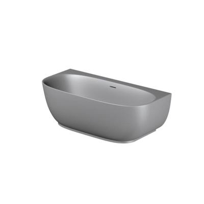 Riho Phatos Halfvrijstaand Bad - 170x80cm - Acryl - Mat stone grey (grijs) B163001085