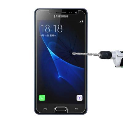 Voor Galaxy J3 (2017) (EU versie) 0 26 mm 9H oppervlaktehardheid 2.5D Explosieveilig niet-volledig scherm getemperd glas scherm Film