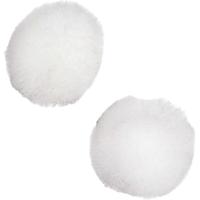 Creativ Company Pom-poms, d 15 mm, wit, 200 stuk/ 1 doos