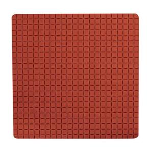 MSV Douche|bad anti-slip mat badkamer - rubber - terracotta - 54 x 54