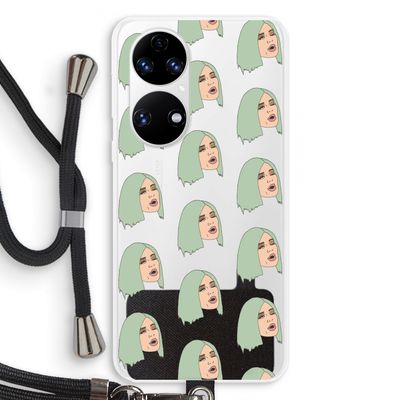 King Kylie: Huawei P50 Transparant Hoesje met koord