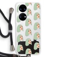 King Kylie: Huawei P50 Transparant Hoesje met koord