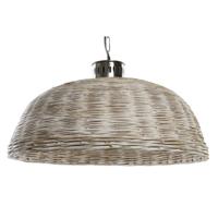 Alexandra Meti - Plafondlamp Metaal Rotan 80X80X47 Naturel