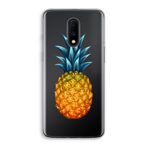 Grote ananas: OnePlus 7 Transparant Hoesje
