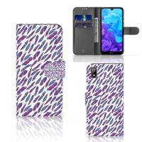 Huawei Y5 (2019) | Telefoon Hoesje | Feathers Color
