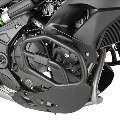 GIVI Valbeugel, Valbeugels voor de moto, TN4114 Zwart gepoedercoat staal onderzijde