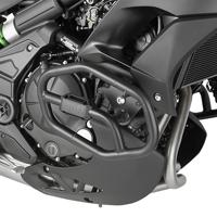 GIVI Valbeugel, Valbeugels voor de moto, TN4114 Zwart gepoedercoat staal onderzijde