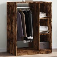 VidaXL Kledingkast 77x48x102 cm bewerkt hout gerookt eikenkleurig