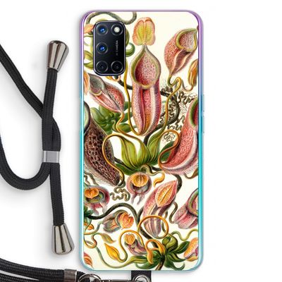Haeckel Nepenthaceae: Oppo A52 Transparant Hoesje met koord