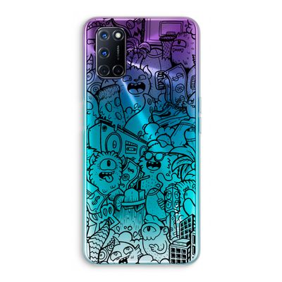 Vexx Black City : Oppo A72 Transparant Hoesje