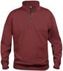 Clique 021033 Basic Half Zip - Bordeaux - XS