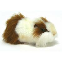 Hansa knuffel cavia - wit/bruin - 30 cm - knuffeldier - realistische knuffels