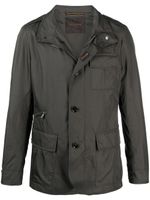 Moorer veste à poches multiples - Vert